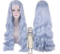 Anime My Hero Academia Eri Parrucche Cosplay Fibra sintetica per capelli ad alta temperatura Capelli grigi lunghi ricci + Cappellino per capelli gratuito PL-617