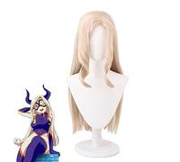 Anime My Hero Academia Mt.LADY Donna Oro chiaro Capelli lunghi Boku No Hero Academia Cosplay Parrucca + Cappellino parrucca