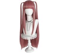 Anime Nakano Nino Cosplay Parrucca, Rosa Lungo Capelli Lisci Parrucche Resistente Al Calore Parrucca Sintetica Halloween Partito Oggetti Di Scena Accessori