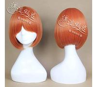 Anime Nanami Haruka Cosplay Wigs Short Orange Heat Resistant Synthetic Hair Wigs + Free Wig Cap DF002-2