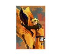 Anime Naruto Bijuu Kurama Kyuubi Tela Poster Camera da Letto Ufficio Dormitorio Camera Decorazione Regalo Dolce Arte Della Parete Senza Cornice 12x18 pollici