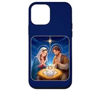 Anime Nativity Christmas Design - Kawaii Manger Scene Art Custodia per iPhone 12 mini