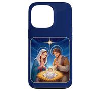Anime Nativity Christmas Design - Kawaii Manger Scene Art Custodia per iPhone 13 Pro