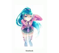 Anime Neon Girl Notebook: Journal, notebook, planner, organiser, bullet journal, sketchbook_ 6x9 inches, 120 dotted pages