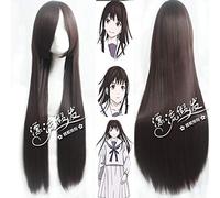 Anime Noragami Ebisu Kofukuwigs Costume Cosplay Donna Capelli corti Festa di Halloween Noragami Iki Hiyori yato Gioca parrucca + Protezione parrucca Taglia unica ZF80-32 Iki Hiyori