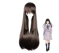 Anime Noragami Iki Hiyori Parrucca lunga Cosplay Costume da donna Resistente al calore Capelli sintetici Parrucche per feste di Halloween ZF80-32