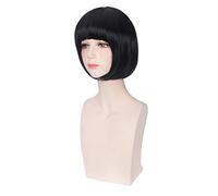 Anime Noragami Nora Donne Parrucca corta nera Cosplay Costume Resistente al calore Capelli sintetici Festa di Halloween Parrucche di ruolo PL-312