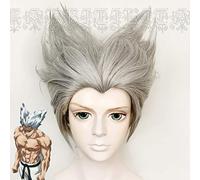 Anime ONE PUNCH-MAN GAROU Parrucche Cosplay costume Resistente al calore Parrucca sintetica + Rete capelli kuqx1338