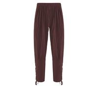 Anime Pantaloni Medievali Cosplay Antichi Uomini Cinturino Alla Caviglia Pantaloni Halloween Performance Costume Leggings Costume Casual Vintage