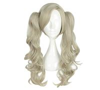 Anime Persona 5 Futaba Sakura Yoshizawa Kasumi Parrucca Costume cosplay Donne Capelli lunghi Festa di Halloween Parrucche con giochi di ruolo + Parrucca gratis Cap A