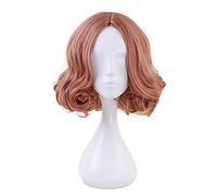 Anime Persona 5 Haru Okumura Parrucca riccia corta Costume cosplay Resistente al calore Capelli sintetici Parrucche da donna