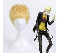 Anime Persona 5 the Animation Parrucche Cosplay Ryuuji Sakamoto Parrucca Cosplay Parrucca sintetica resistente al calore Parrucche di Halloween Party Game