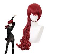 Anime Persona5 THE ROYAL P5R Yoshizawa Kasumi Parrucca Cosplay Lungo Rosso Staccabile Coda di cavallo Capelli sintetici Costume Gioca parrucche