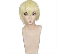 Anime Phantom in the Twilight Vlad Garfunkel Wig Cosplay Golden Short Heat Resistant Synthetic Hair Wig + Wig Cap