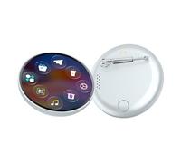 Anime Pins - Ornamento elettronico per touchscreen HD da 4,7 cm, con anime per zaini, Natale, spettacoli personali, trasferimento di foto e GIF per i fan, Siehe Beschreibung, ABS