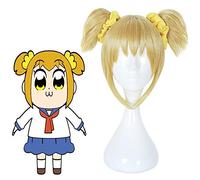 Anime POP TEAM Parrucche EPIC Cosplay Parrucche Popuko Cosplay Resistenti al calore Parrucche sintetiche Festa di Carnevale di Halloween Parrucche Poputepipikku