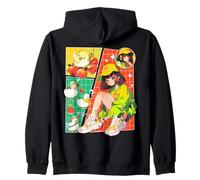 Anime Ragazza Kawaii Anatre Comiccore Retro Manga Art J Moda Felpa con Cappuccio