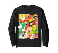 Anime Ragazza Kawaii Anatre Comiccore Retro Manga Art J Moda Maglia a Manica