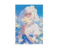 Anime Ragazze Limone Giallo Margherite piccole bandiere all'aperto decorativo felice anno nuovo banner per la decorazione esterna 28x40 double sided