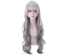 Anime Role Play For Arknights Pramanix Cosplay Wig 70cm Long Silver Gray Hair Halloween Party Carnival Girls Wigs