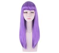Anime Role Play For Descendants 2 Mal Bertha Maleficent Long Straight Purple Cosplay Wig