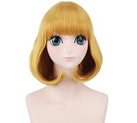 Anime Role Play For Midorikawa Hana Golden Cosplay Wig Halloween Party