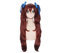 Anime Role Play For Tohsaka Rin Fate Stay Night Fate Grand Order Cosplay Wig Halloween Cosplay 80cm Brown Hair Wig