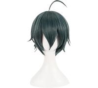 Anime Saihara Shuichi parrucca Cosplay, capelli corti verdi gioco di ruolo parrucche per feste di Halloween parrucca Cap