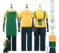 Anime Sakamoto Days Taro Sakamoto Cosplay Costume Vestito Gioco di Ruolo Uniforme Set Completo Halloween Carnevale Festa Dress Up Suit con Parrucca Occhiali per Uomini