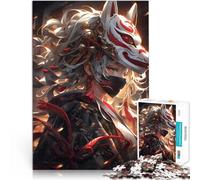 Anime Samurai Maiden puzzle 1000 pezzi per adulti Aiuta il cervello ad allenare i giocattoli che creano dipendenza per coltivare la pazienza Opera d'arte 38x26cm