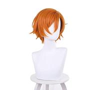Anime Sasaki Shuumei Orange Short Wig Sasaki and Miyano Cosplay Wig for Men Women Synthetic Fiber Hair with Wig Cap for Party