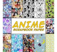 Anime Scrapbook Paper: Japanese Cartoon Ephemera, Decorative Paper For Scrapbooking, Junk Journals & Craft Paper Projects