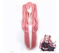 Anime Seraph Of The End Owari no Seraph Krul Tepes Parrucche Cosplay Costume Donna Parrucca rosa Capelli sintetici