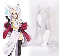 Anime Sewayaki Kitsune No Senko-San Parrucche Cosplay Shiro Parrucca Cosplay Parrucca Sintetica Capelli Halloween Meddlesome Kitsune Senko-San