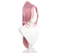 Anime SK8 the Infinity Cherry Blossom Cosplay Wig SK Long Pink Ponytail Wig Heat-resistant Fiber Hair + Wig Cap Party Role Play