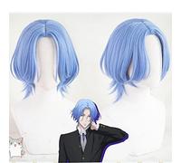 Anime SK8 The Infinity Langa Hasegawa Cosplay Wig Hasegawa Ranga Blue Short Heat-resistant Fiber Hair + Wig Cap Men Women
