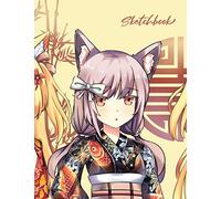 Anime Sketchbook: Japanese Manga Koi Cat Girl - Large Blank Sketchbook for Drawing, Writing, Painting or Sketching - 8.5" x 11" - 110 Pages