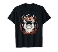 Anime Snow Leopard Sushi Splash Ramen Amante Maglietta