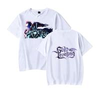 Anime Solo Leveling Arise from The Shadow T-Shirt Uomo Donna Maglietta da a Maniche Corte Sung Jin-Woo Streetwear Tees