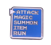 Anime Source Final Fantasy Blue Menu Pin Spilla Gioielli, smalto, non noto