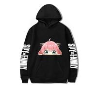 Anime Spy Family Felpa con Cappuccio per Ragazzi Ragazze Anya Loid Yor Forger Casual Sweatshirt Cosplay Hoodie