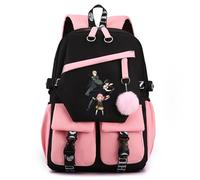 Anime Spy x Family Merch Uomo Donna Zaini Casual con Ciondolo in Peluche Cosplay Anya Loid Yor Forger Borsa Backpack per Studenti