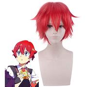 Anime SSSS.GRIDMAN Hibiki Yuta parrucca rossa corta costume cosplay resistente al calore capelli sintetici uomo donna parrucche cosplay PL-472