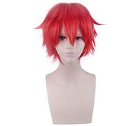 Anime SSSS.GRIDMAN Hibiki Yuta parrucca rossa corta costume cosplay resistente al calore capelli sintetici uomo donna parrucche cosplay