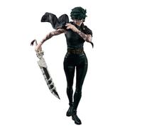 Anime, statuetta Zenin Maki, 26 cm, statua decorativa, regalo da collezione | JJK Action Figure con spada, personaggio anime Merch, perenne, ornamento in PVC per i fan di JJK