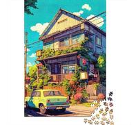 Anime Style House Scene Puzzle Giochi 1000 Pezzi Regalo Per Amore E Amico Arte Interesting Puzzle Adulti Foto 70x50cm/1000pcs