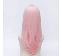 Anime Super Sonico Donne Lungo Rosa Cosplay Costume Prop Parrucche sintetiche termoresistenti Cuffie + Parrucca solo per parrucca