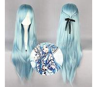 Anime Sword Art Online Alfheim Yuuki Asuna Parrucca lunga blu Cosplay Costume Sao Yuki Asuna Capelli sintetici resistenti al calore Parrucche da donna WIG-217E