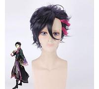 Anime The Animation Mutsuki Hajime Parrucca cosplay Corta Ricci Viola Rosso Costume da festa Parrucche PL-651