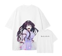 Anime The Fragrant Flower Blooms with Dignity Maglietta Unisex Moda Maniche Corte Manga Kaoru Hana WA Rin To Saku Maglia-White5||s